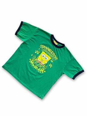 Vintage Y2K SpongeBob SquarePants Ringer T-shirt | Nickelodeon
